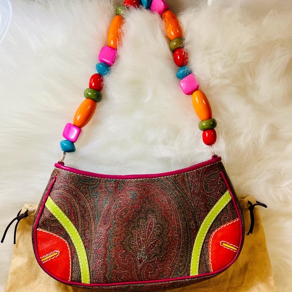 ETRO Bag beautiful multicolored stones. 🔶🔺🔷🟧🔴 - Picture 3 of 13